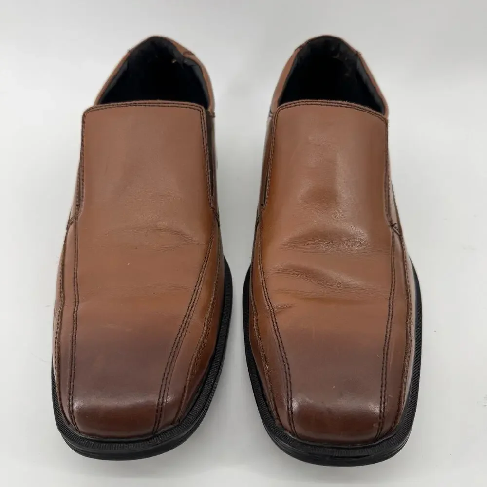 Kenneth Cole New York Len Slipon Brown Leather Loafers Men’s 11 M
